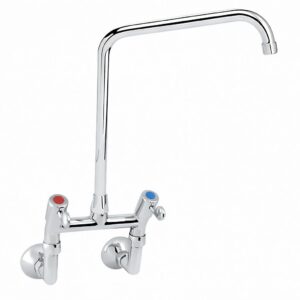 Misturador Duplocomando 267 Parede 310x270 mm R824 01/4 +Bica 800/1033