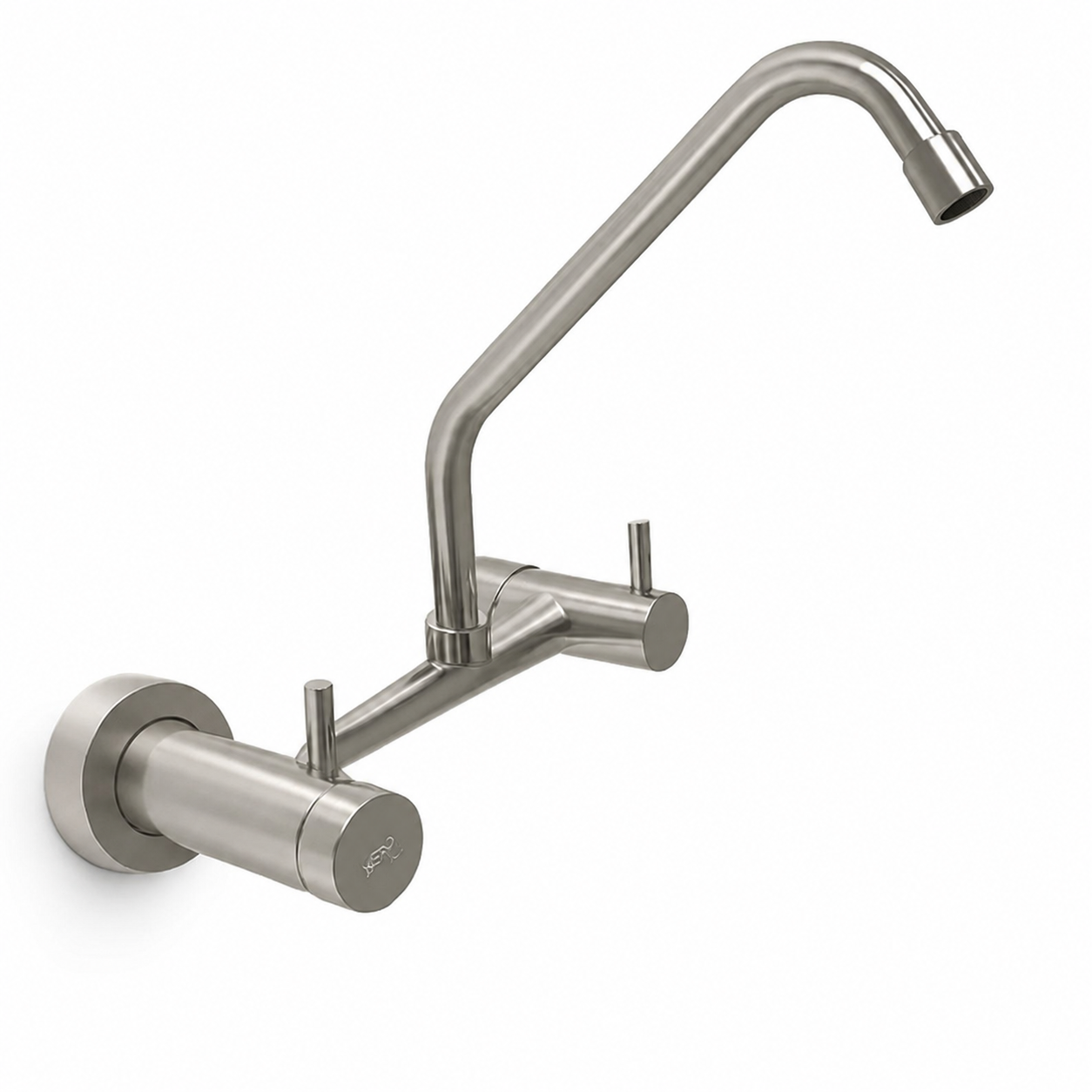 Misturador Duplocomando 265 Parede Bica Móvel Aço Inox AISI 304 GT